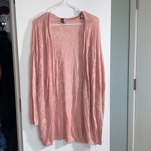 Pink cardigan